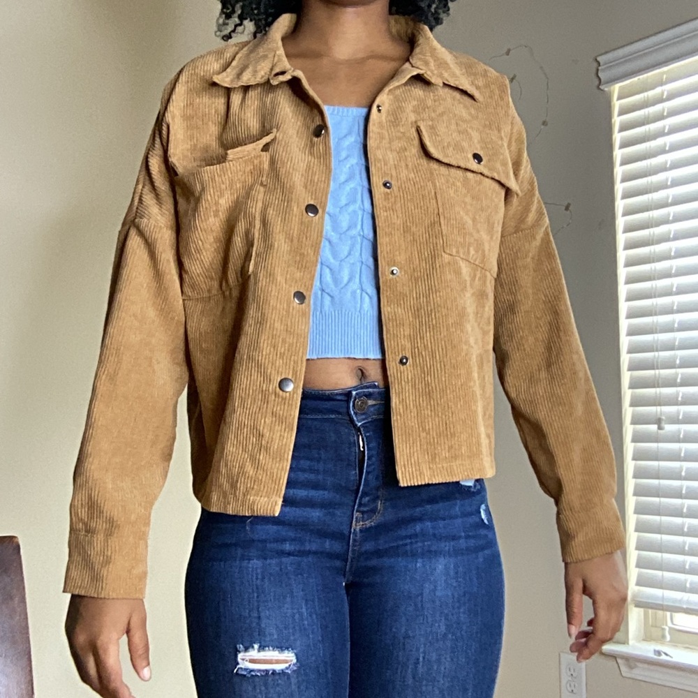 Brown Collared Jacket - Picture 2 of 2